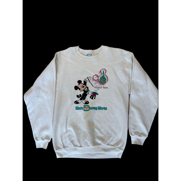 1991 Vintage Walt Disney World 20th Anniversary  Mickey Mouse XL Made in USA - Picture 1 of 4